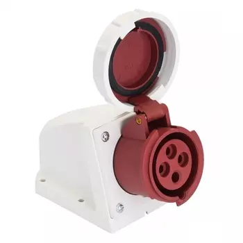 Розетка кабельная настенная EKF PROxima с заземлением 3Р+РЕ 16 А 380 В IP67 (ps-1142-16-380)