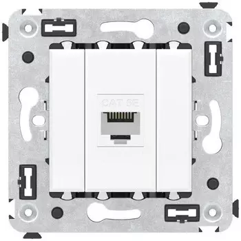 Розетка компьютерная DKC Avanti встраиваемая белая RJ45 (9549964)