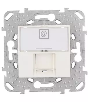 Розетка компьютерная Schneider Electric Unica встраиваемая бежевая RJ45 (MGU5.421.25ZD)