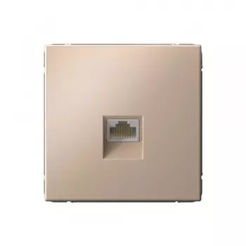 Розетка компьютерная Systeme Electric ArtGallery встраиваемая песочная RJ45 (GAL001286)