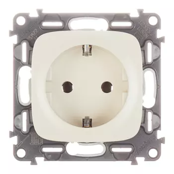 Розетка Legrand Valena Allure встраиваемая слоновая кость (753821)