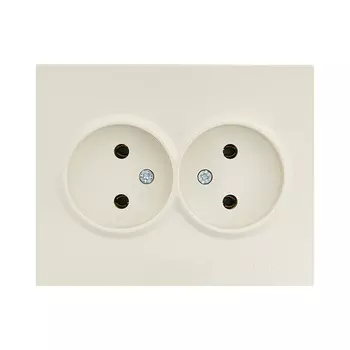 Розетка Lezard Vesna встраиваемая крем (742-0300-128B)