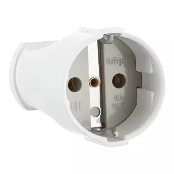 Розетка Navigator 16 А 220-250 В белая (613666/)
