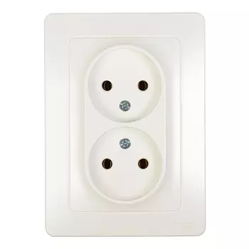 Розетка Systeme Electric Blanca встраиваемая молочная (BLNRS000022)