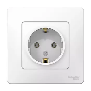 Розетка Systeme Electric Blanca встраиваемая белая (BLNRS001011)