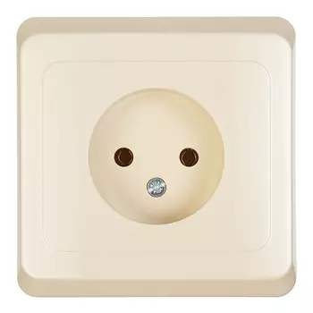 Розетка Systeme Electric Этюд встраиваемая бежевая (PC16-001K)