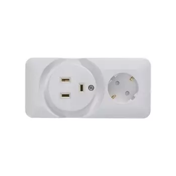 Розетка силовая комбинированная для электроплит Systeme Electric Wessen 59 открытая установка с заземлением 16 А 250 В IP20 белая (RA32-211R-B)