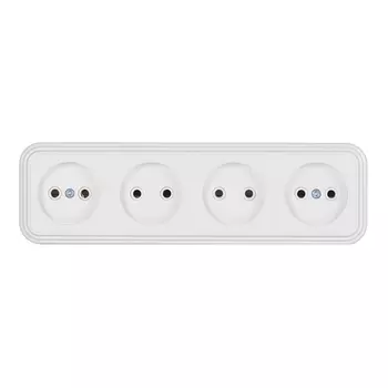 Розетка Svet накладная белая (0215-01091)