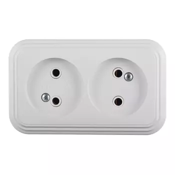 Розетка Svet накладная белая (0215-00371)