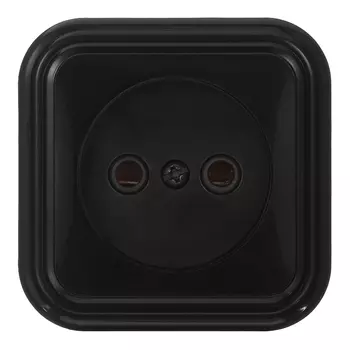 Розетка Svet накладная черная (0215-00061)