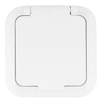 Розетка Svet накладная белая с крышкой (EV 0366-6610)