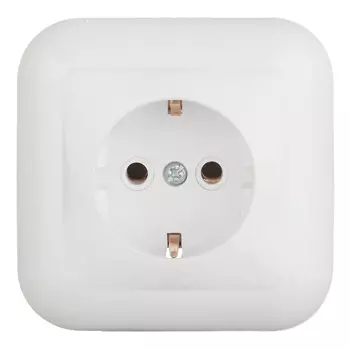 Розетка Svet Стиль встраиваемая белая (0214-00111)