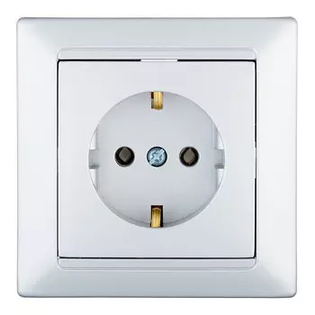 Розетка Svet Стиль встраиваемая серебро (EV 0365-6218)