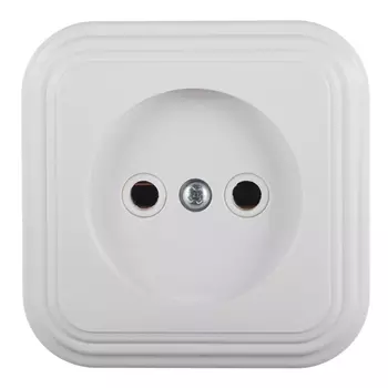 Розетка Svet накладная белая (0215-00011)
