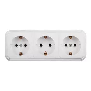 Розетка Svet накладная белая (0215-00821)