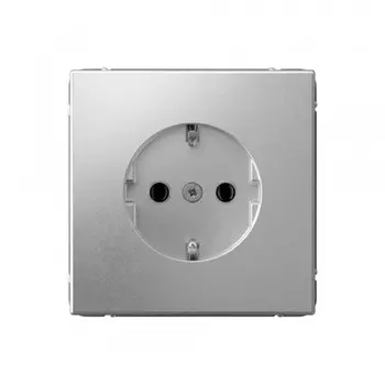 Розетка Systeme Electric ArtGallery встраиваемая алюминий (GAL000343)