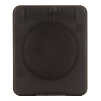 Розетка Systeme Electric AtlasDesign Profi54 накладная антрацит со шторками с крышкой (ATN544045)