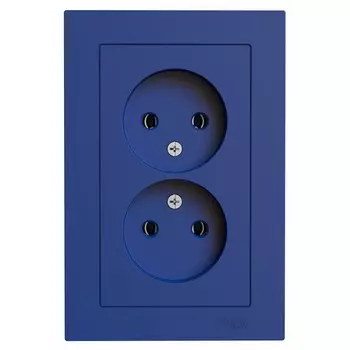 Розетка Systeme Electric AtlasDesign встраиваемая аквамарин (ATN001120)