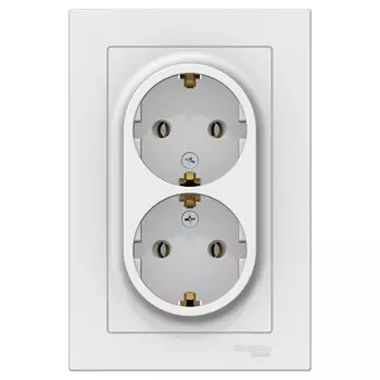 Розетка Systeme Electric AtlasDesign встраиваемая лотос (ATN001324)