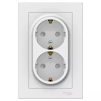 Розетка Systeme Electric AtlasDesign встраиваемая лотос со шторками (ATN001326)