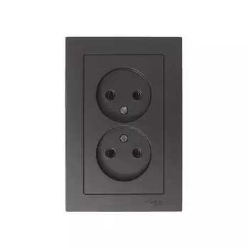 Розетка Systeme Electric AtlasDesign встраиваемая мокко (ATN000620)