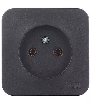 Розетка Systeme Electric Blanca накладная антрацит (BLNRA000116)