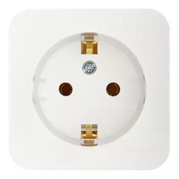Розетка Systeme Electric Blanca накладная молочная компакт (BLNRA110112)