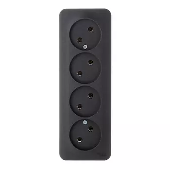 Розетка Systeme Electric Blanca накладная антрацит (BLNRA000416)