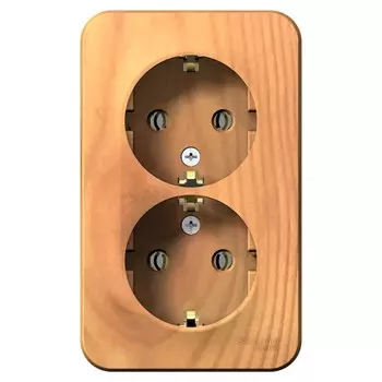 Розетка Systeme Electric Blanca накладная ясень (BLNRA010205)