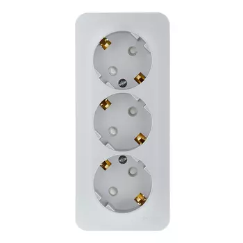 Розетка Systeme Electric Blanca накладная алюминий со шторками (BLNRA011313)