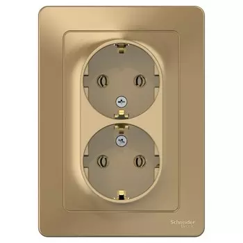 Розетка Systeme Electric Blanca встраиваемая титан (BLNRS001024)