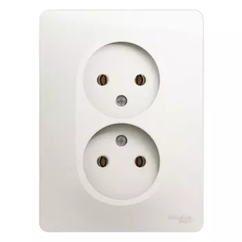 Розетка Systeme Electric Glossa встраиваемая перламутр (GSL000620)