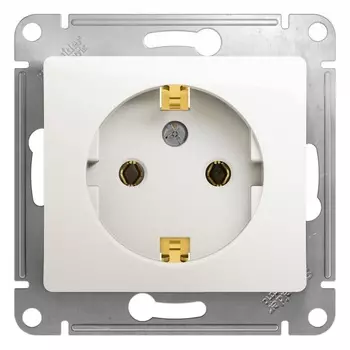 Розетка Systeme Electric Glossa встраиваемая перламутр (GSL000643)