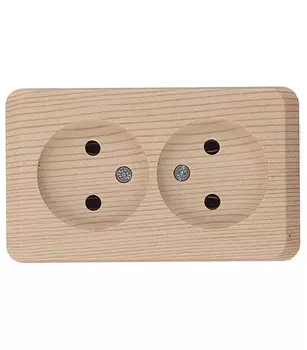 Розетка Systeme Electric Этюд накладная сосна (PA16-005D)