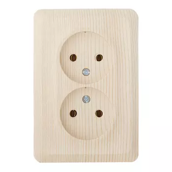 Розетка Systeme Electric Этюд накладная сосна (PA16-105D)