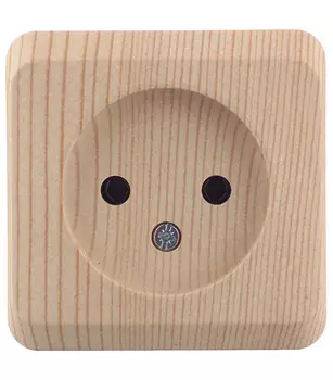 Розетка Systeme Electric Этюд накладная сосна (PA16-001D)