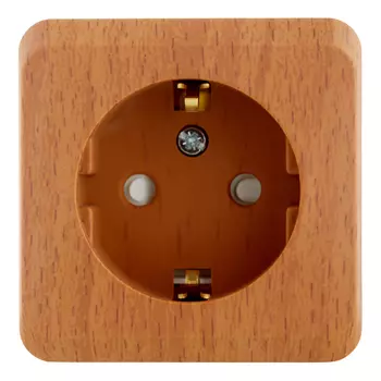 Розетка Systeme Electric Этюд накладная бук со шторками (PA16-004T)