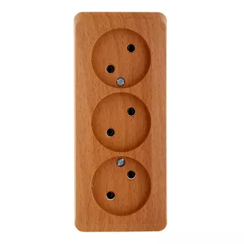 Розетка Systeme Electric Этюд накладная бук (PA16-009T)