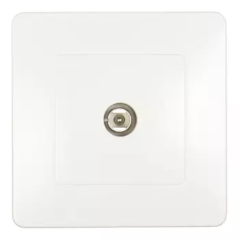 Розетка телевизионная Systeme Electric Blanca встраиваемая молочная (BLNTS000012)