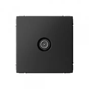 Розетка телевизионная Systeme Electric ArtGallery встраиваемая базальт 1DB (SE GAL001491)