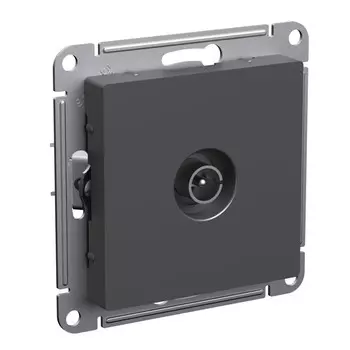 Розетка телевизионная Systeme Electric AtlasDesign встраиваемая базальт (ATN001493)