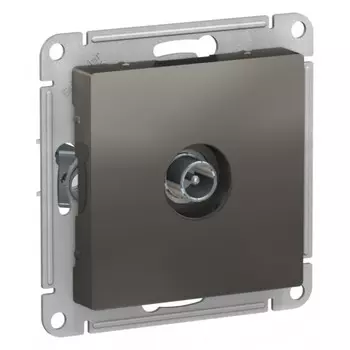 Розетка телевизионная Systeme Electric AtlasDesign встраиваемая сталь (ATN000991)