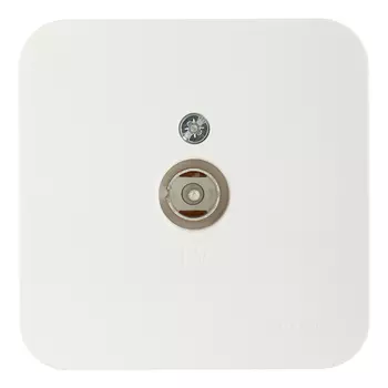 Розетка телевизионная Systeme Electric Blanca накладная молочная (BLNTA000012)