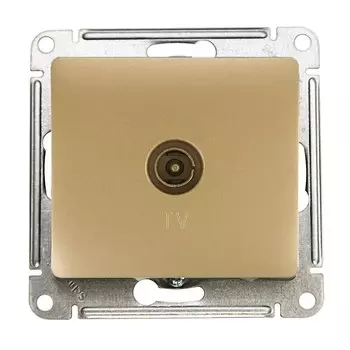 Розетка телевизионная Systeme Electric Glossa встраиваемая перламутр (GSL000693)