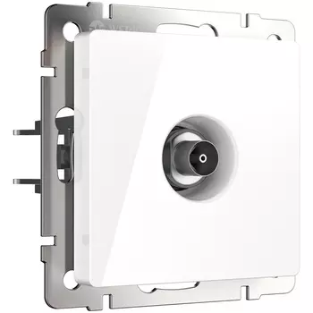 Розетка телевизионная Werkel встраиваемая белая (a051107)