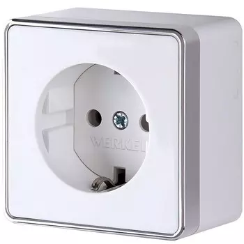 Розетка Werkel Gallant накладная белая (a051584)