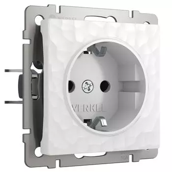 Розетка Werkel Hammer встраиваемая белая (a052018)
