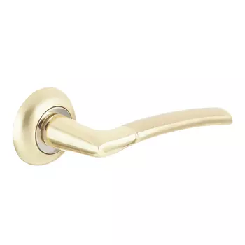 Ручка дверная Corsa Deco Maple круглая розетка золото