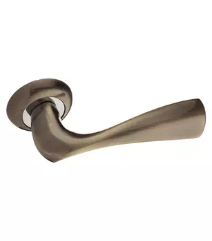 Ручка дверная Palladium A Bella AB круглая розетка античная бронза