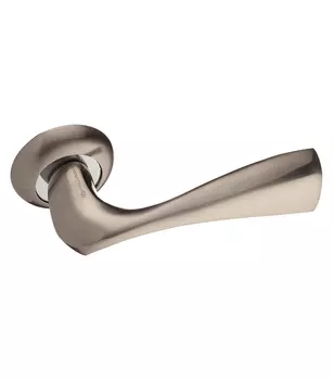 Ручка дверная Palladium City A Bella SN круглая розетка матовый никель